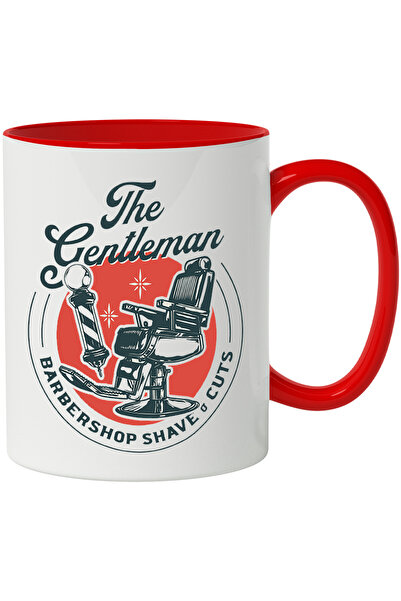 StoryGift Romania Cana Cu Mesaj In Engleza The Gentleman, Scaun, Frizer, Mult...