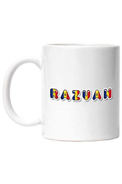 StoryGift Romania Cana Cu Numele Razvan, Romania, Suporter, Steagul Romaniei,...