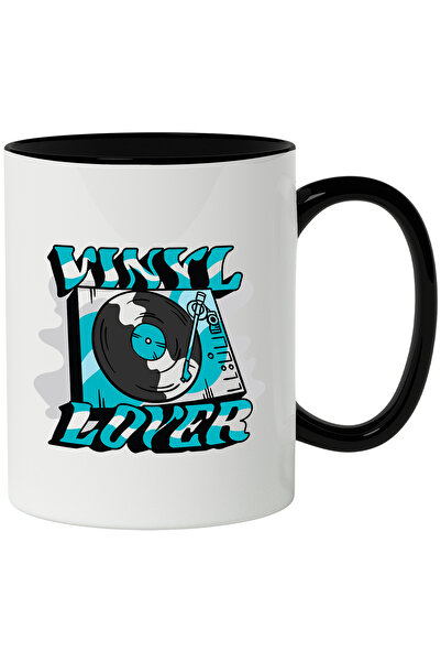 StoryGift Romania Cana Cu Mesaj In Engleza Vinyl Lover, Pick-up, Disc, Muzica...