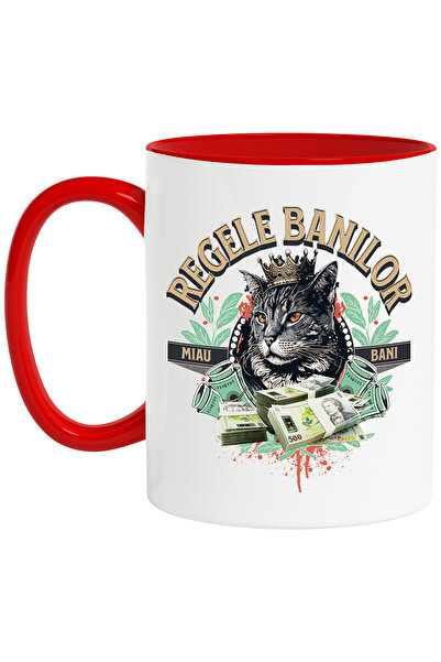 StoryGift Romania Cana Regele Banilor - Pisica cu Teanc de Bani Romanesti, 33...