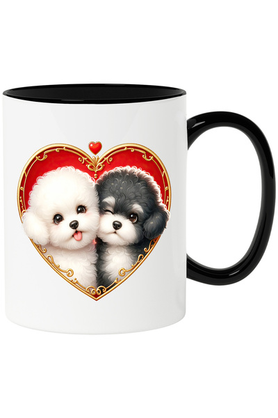 StoryGift Romania Cana cu o catelusa si un catel | ilustratie | cadru in form...