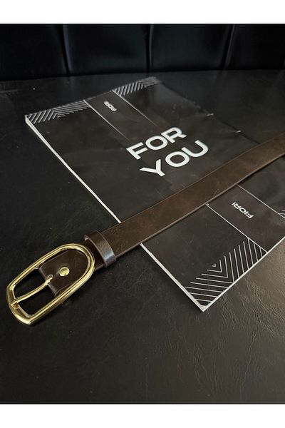 Fiori Ζώνη παντελονιού Asymmetrical Gold Buckle για γυναίκες, ζώνη παλτό, ζώνη φορέματος, ζώνη πουκάμισου
