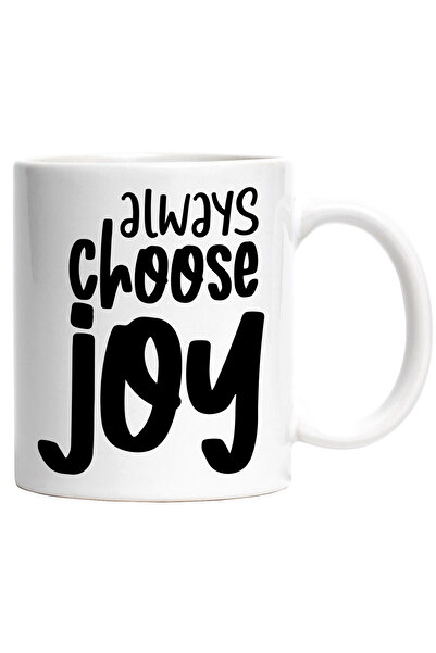 StoryGift Romania Cana cu textul in engleza "Always choose joy" - alege mereu...