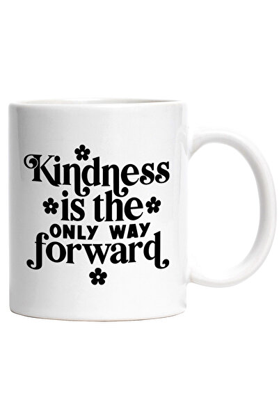 StoryGift Romania Cana cu floricele si mesajul "Bunatatea este singura cale d...