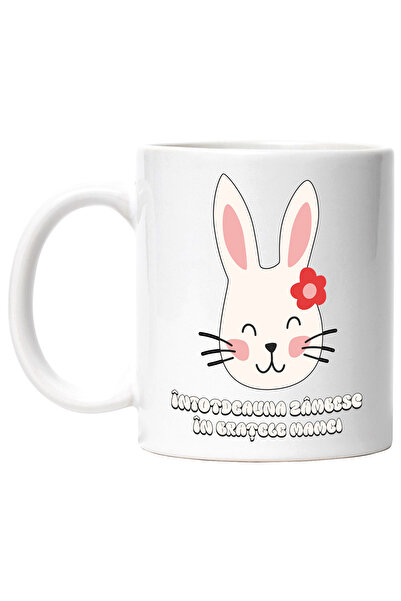 StoryGift Romania Cana Iepure Cu text intotdeauna zambesc în bratele mamei fa...