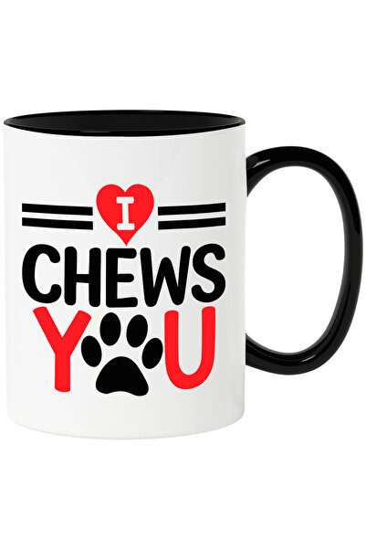 StoryGift Romania Cana pentru iubitorii de animale cu textul "I chew you" - t...