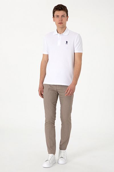 U.S. Polo Assn. Men's Khaki Canvas Trousers 50299990-Vr027