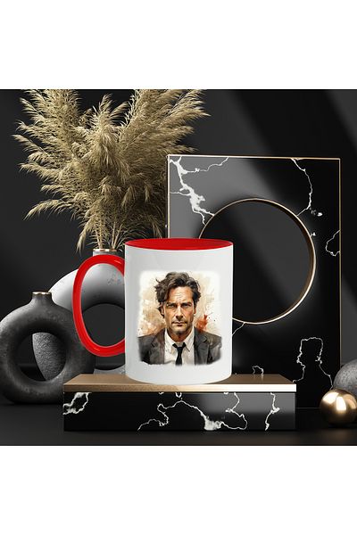 StoryGift Romania Colin Firth Mug, Actor, Celebrity, Movie Lovers, Multicolor 330 ml, C, With, STG