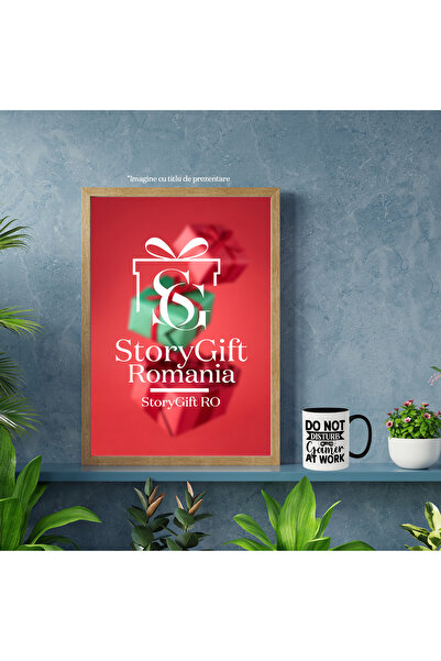 StoryGift Romania Cana Cu Ilustratie Afisand Un Controller Si Mesajul "nu Deranjati! Jucator La Mu, Cu ,stg