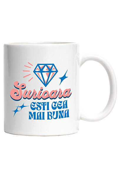 StoryGift Romania Cana cu Diamant Stralucitor Text Colorat Familei dragoste S...