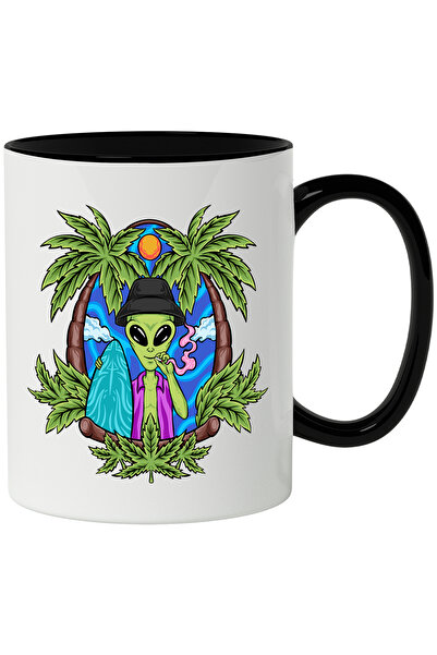 StoryGift Romania Cana Cu Extraterestru, Hippie, Palmieri, Surf, Soare, Placa...