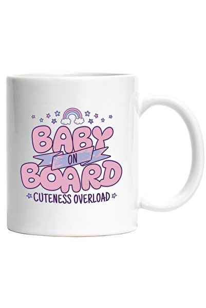 StoryGift Romania Cana Cu Mesaj In Engleza Baby On Board Cuteness Overload, M...