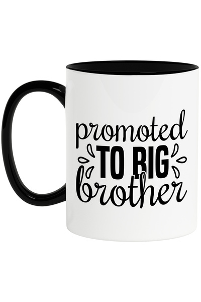 StoryGift Romania Cana pentru un frate mai mare cu mesajul in engleza "Promot...