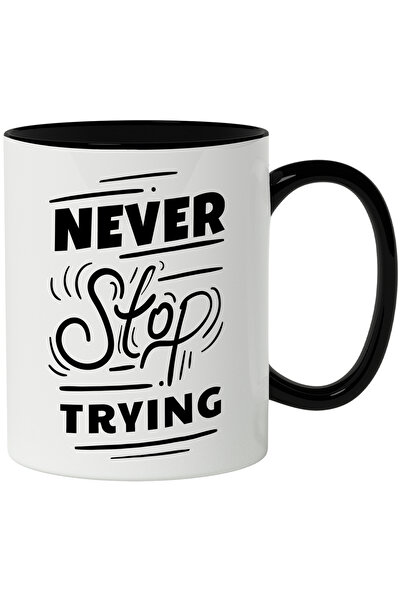 StoryGift Romania Cana Cu Mesaj Inspirational In Engleza Never Stop Trying, N...