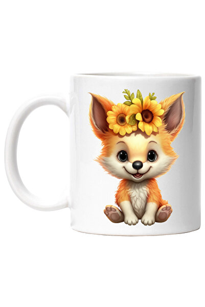 StoryGift Romania Cana cu un pui de vulpe | ilustratie | vesel | zambeste | f...