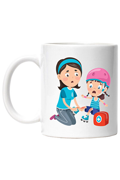 StoryGift Romania Cana Cu Mama, Parinte, Copil, Casca, Trusa De Prim Ajutor, ...