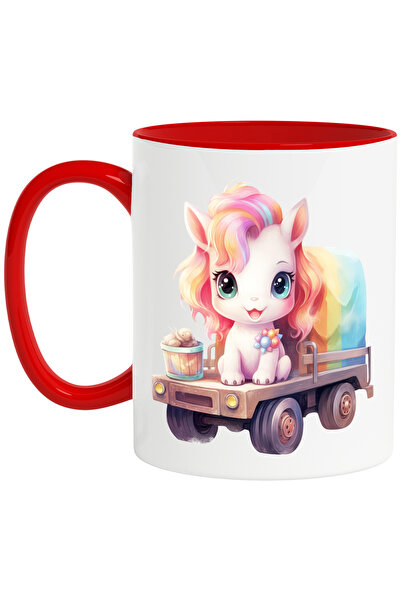 StoryGift Romania Cana cu un ponei care sta pe o masinuta | ilustratie | feri...