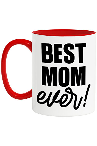 StoryGift Romania Cana pentru cea mai buna mama din lume cu Maner Rosu, Cu Ma...