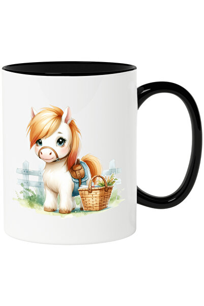 StoryGift Romania Cana cu un ponei | ilustratie | cosulet | verdeata | plante...