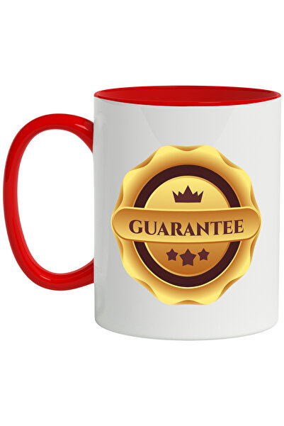 StoryGift Romania Cana Cu Mesaj In Engleza Guarantee, Garantat, Coroana, 3 St...