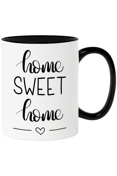 StoryGift Romania Cana cu inimioara si textul "Home, sweet home" - casa dulce...