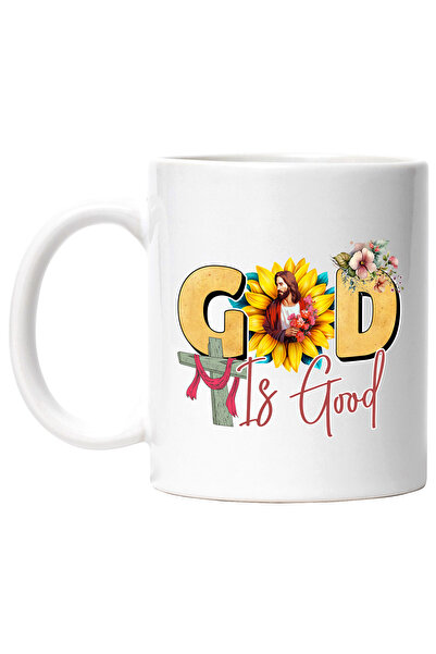 StoryGift Romania Cana cu mesajul "God is good", religie, ilustratie, credint...