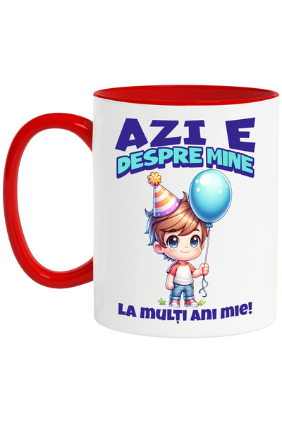 StoryGift Romania Cana Baiat cu balon vesel, zi aniversara Azi e despre mine ...