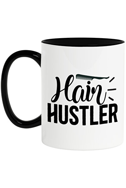 StoryGift Romania Cana cu mesajul in limba engleza "Hair hustler" - par smech...