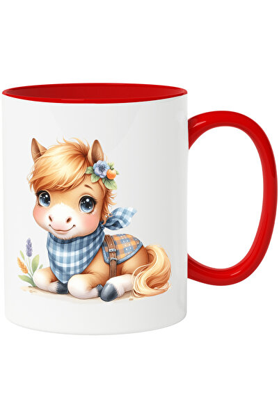 StoryGift Romania Cana cu un calut in Vestul Salbatic | vesel | animal domest...