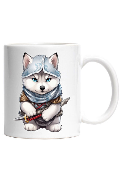 StoryGift Romania Cana Cu Catel, Soldat, Esarfa, Arma, Amura, Multicolor 330 ...