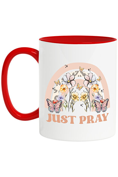 StoryGift Romania Cana cu mesajul "Just pray", religie, ilustratie, credinta,...