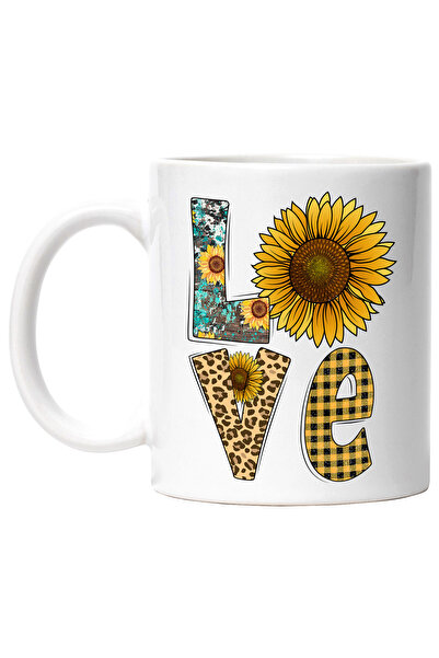 StoryGift Romania Cana cu mesajul "Love", ilustratie, motivational, iubire, f...