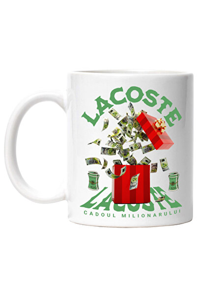 StoryGift Romania _Lacoste_ Mug - Millionaire's Gift, 330ml, Ceramic with Whi...