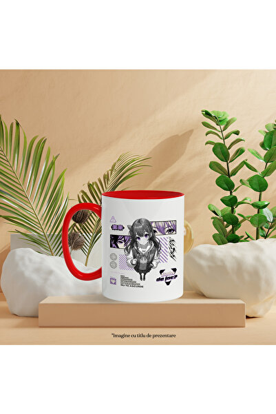 StoryGift Romania Mug Ready to play_ Text Don't hide the girl anime style game, 330ml, Ceramic with Mane, With ,STG