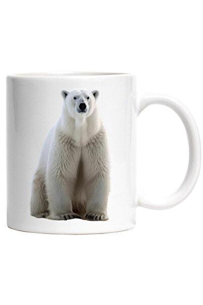 StoryGift Romania Cana cu Portret Urs Polar, Urs polar Mare, Urs polar in Nat...