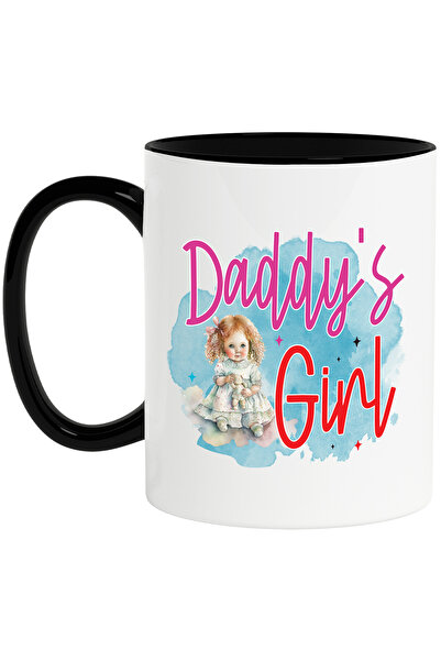 StoryGift Romania Cana cu mesajul "Daddy's girl", ilustratie, pentru copii, f...