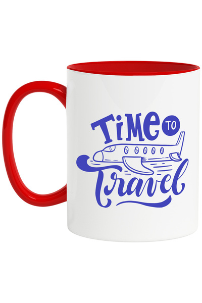 StoryGift Romania Cana cu un avion si mesajul "Time to travel" - e timpul pen...
