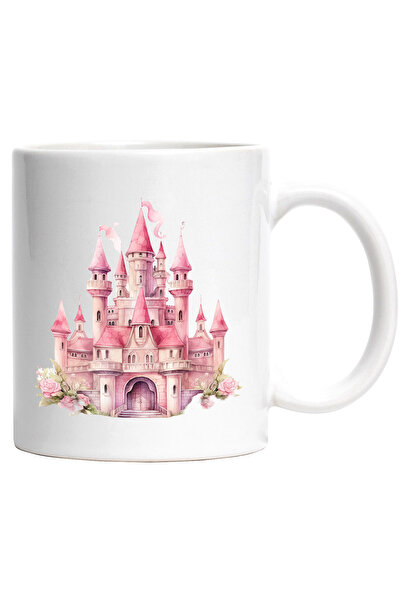 StoryGift Romania Cana cu un castel | ilustratie | flori | plante | ca-n pove...
