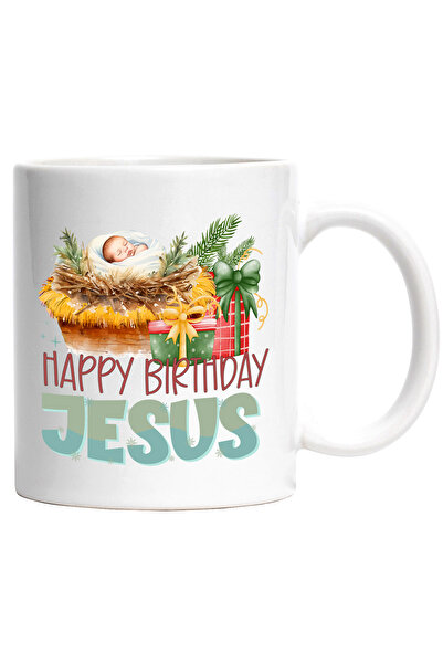 StoryGift Romania Cana cu scena Nasterii Domnului cu mesajul "Happy Birthday,...