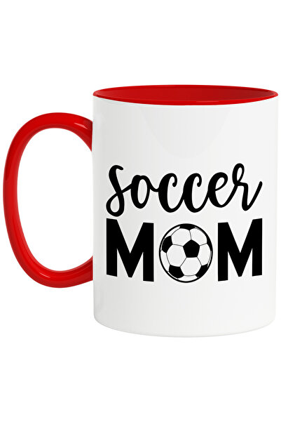 StoryGift Romania Cana cu o minge de fotbal si mesajul in engleza "Soccer mom...