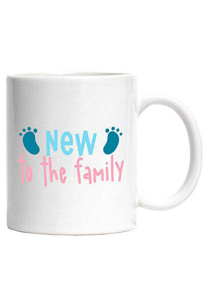 StoryGift Romania Cana Cu Text in Engleza New to The Family, Nou Nascuti, Cop...