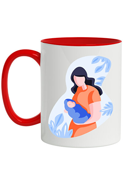 StoryGift Romania Cana Cu Bebelus, Mama, Parinte, Multicolor 330 ml, Ceramica...