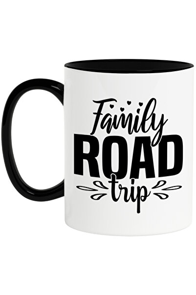 StoryGift Romania Cana cu inimioare si mesajul in engleza "Family road trip" ...