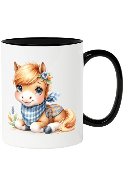 StoryGift Romania Cana cu un calut in Vestul Salbatic | vesel | animal domest...