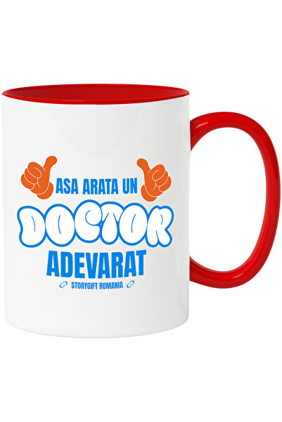 StoryGift Romania Cana cu Maini Stil Mickei Mouse Iubitorii Medicina Text Asa...