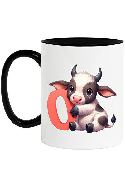 StoryGift Romania Cana cu cifra 0 si o vacuta, pentru copii, ilustratie, aniv...