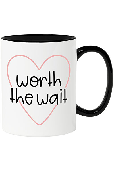 StoryGift Romania Cana Cu Text in Engleza Worth the Wait, Iubire, Valentine's...