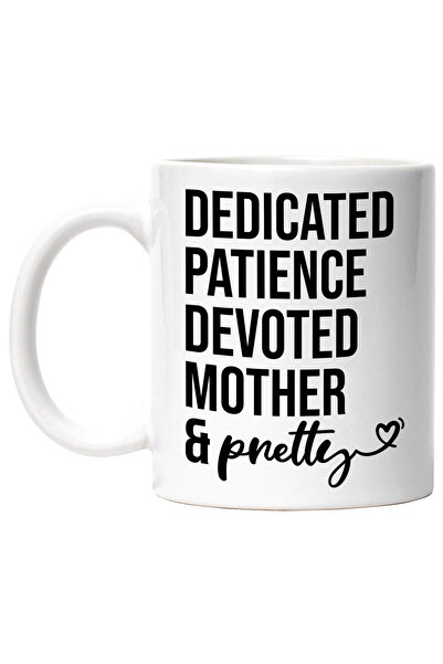 StoryGift Romania Cana pentru mamele dedicate, rabdatoare, devotate si dragute cu Maner Alb, Cu Maner Alb