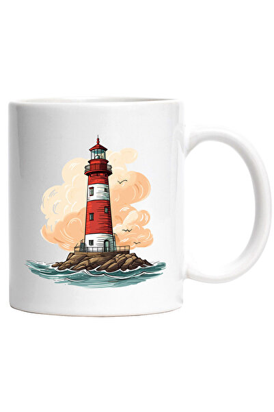 StoryGift Romania Cana cu un far | ilustratie | pasari | mare | apa | arta ve...