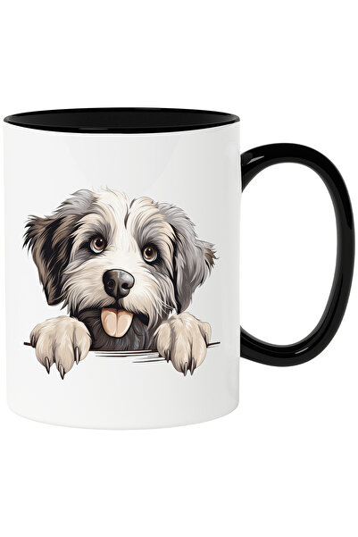 StoryGift Romania Cana cu un catel care se uita peste gard | ilustratie | fer...